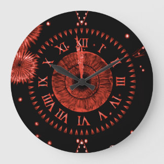 Ruby Midnight Clock