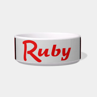 Ruby Pet Bowl