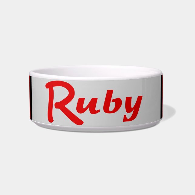 Ruby Pet Bowl (Front)