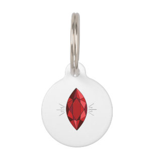 Ruby Pet Tag
