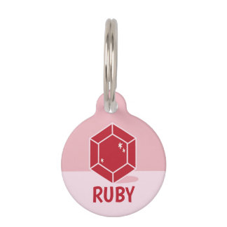 Ruby Pet Tag
