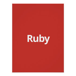 Ruby Poster