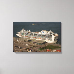 Ruby Princess Cruise, SF Canvas Print