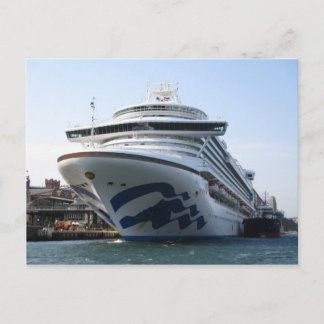 Ruby Princess Docked at Circular Quay Postcard