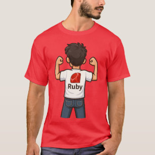 Ruby Programmer Cartoon T-Shirt