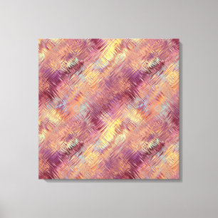Ruby Red Liquid Pattern Canvas Print