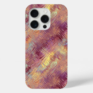 Ruby Red Liquid Pattern iPhone 15 Pro Case