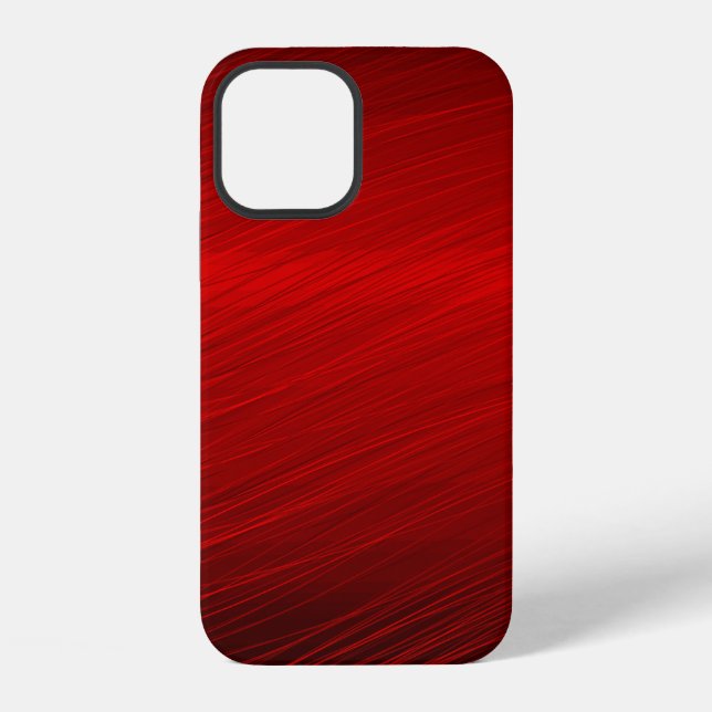 Ruby red paper business shiny iPhone case (Back)