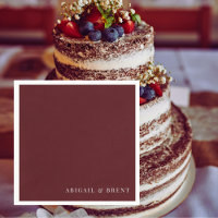 Ruby Red Personalised Cocktail Wedding