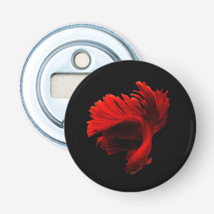 Ruby Red Siamese Fighting Fish Bottle Opener