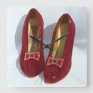 Ruby Red Slippers Oz Clock for the Wizard you love