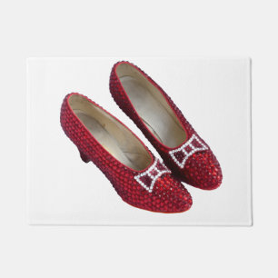 Ruby Red Slippers Shoes Wicked Doormat! Doormat