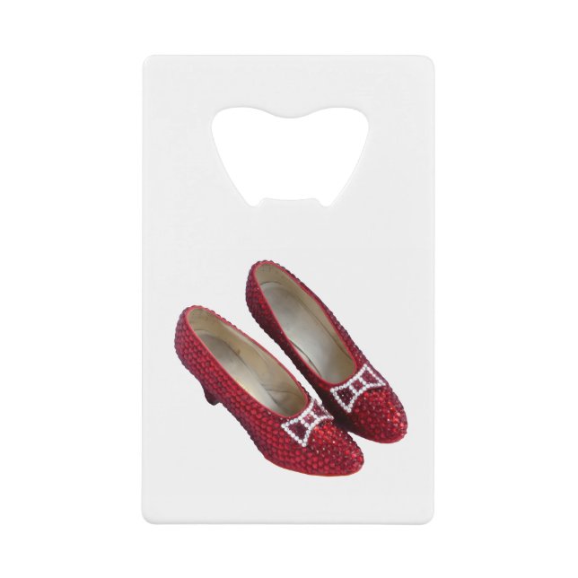 Ruby Red Slippers Wicked CreditCard Bottle Opener (Front)