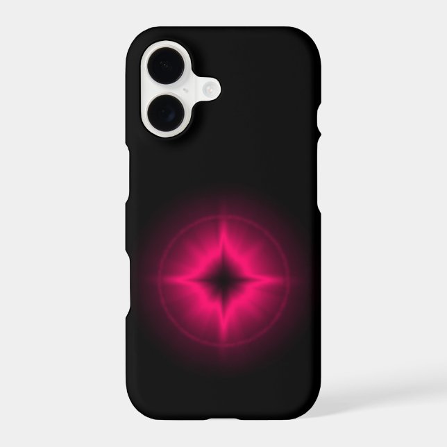 Ruby Red Star on black (Back)