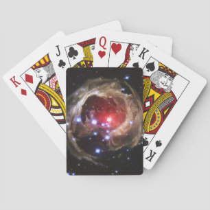 Ruby Red Supergiant Star Dust Playing Cards