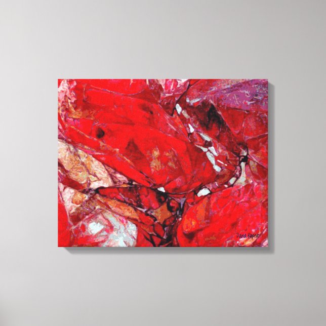 Ruby Rocks Canvas Print (Front)