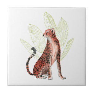 Ruby Runner Leopard Tile