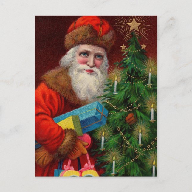Ruby Santa Postcard (Front)
