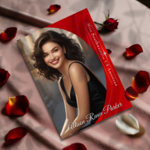 Ruby Shine Autograph Card for Pageants