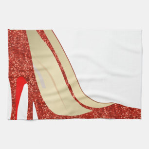ruby slippers tea towel