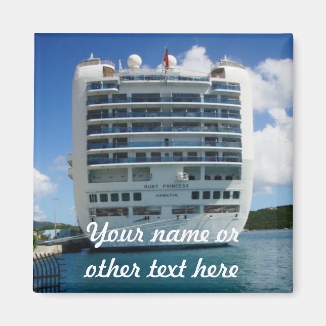 Ruby Stern custom magnet (Front)