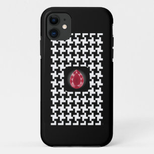 Ruby Stone Pied de Poule iPhone 5 Cover