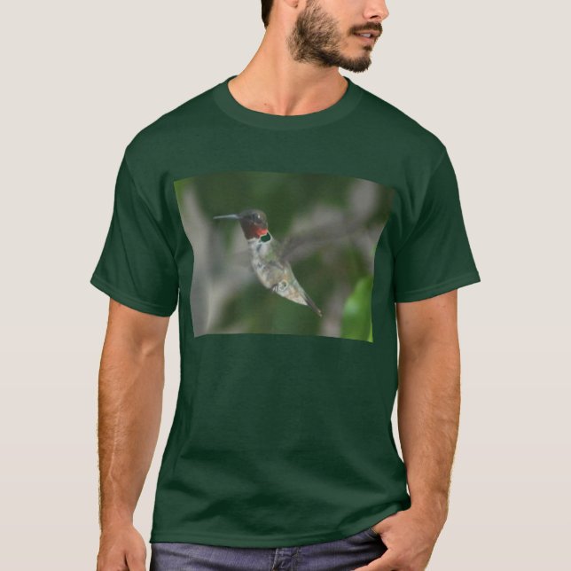 Ruby Throat Hummingbird T-Shirt (Front)