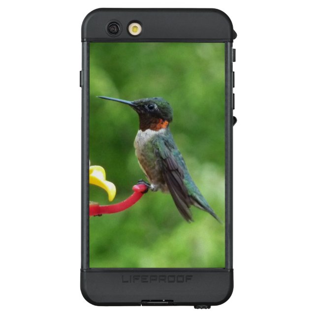 Ruby-Throated Hummingbird Bird Photography LifeProof iPhone Case (Back)