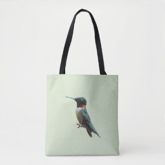 Ruby-Throated Hummingbird Bird Photography Tote Bag