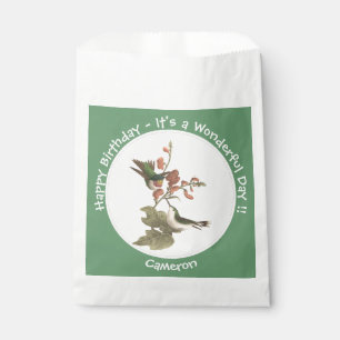 Ruby-throated Hummingbird, Birthday or Other Party Favour Bags