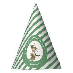 Ruby-throated Hummingbird, Birthday or Other Party Hat