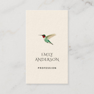 Ruby-throated Hummingbird Business Card