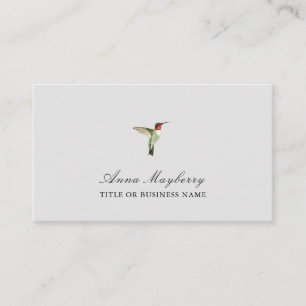 Ruby-throated Hummingbird Business Card