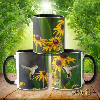 Ruby-Throated Hummingbird "In Blackeyed Susan" Mug