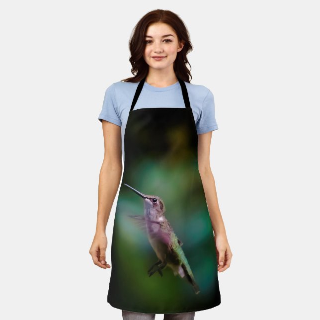 Ruby-throated Hummingbird - Original Photograph Apron (Worn)