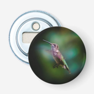 Ruby-throated Hummingbird - Original Photograph Bottle Opener