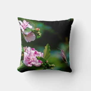 Ruby-throated Hummingbird - Original Photograph Cushion