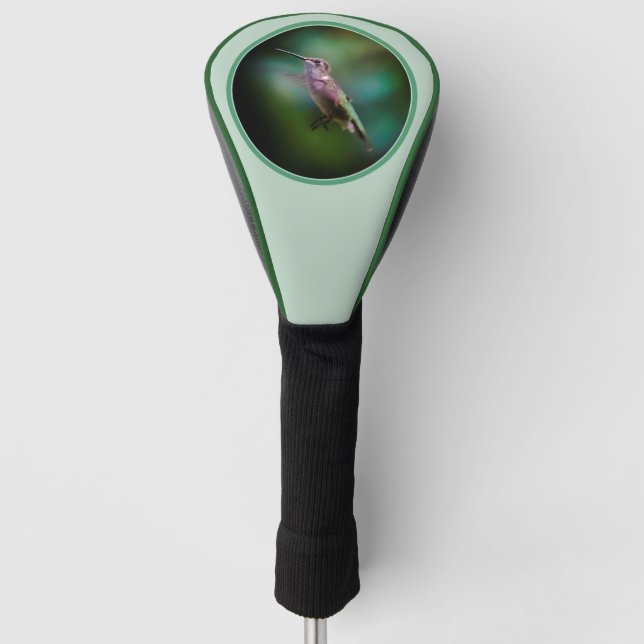 Ruby-throated Hummingbird - Original Photograph Golf Head Cover (Front)