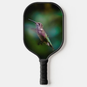 Ruby-throated Hummingbird - Original Photograph Pickleball Paddle