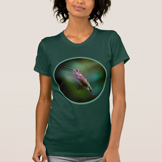 Ruby-throated Hummingbird - Original Photograph T-Shirt (Front)