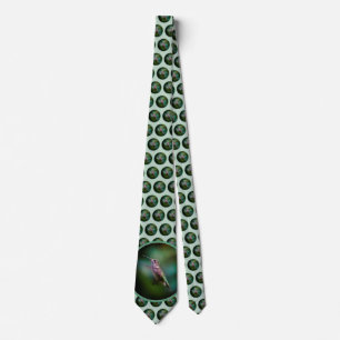 Ruby-throated Hummingbird - Original Photograph Tie