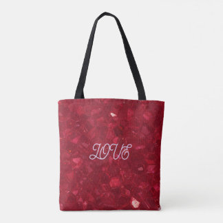 Ruby tote bag for valentines day