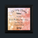 Ruby Wedding Anniversary Keepsake Box<br><div class="desc">Gorgeous personalised Wife Ruby Wedding Anniversary Keepsake / Gift Box.</div>
