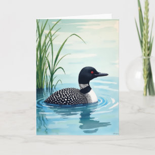 Rubyeyed Bird Fathers Day Card