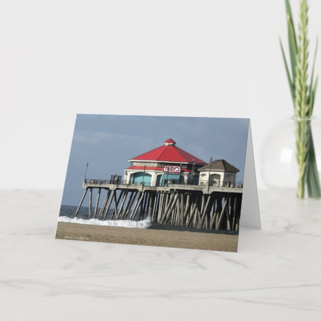 Ruby's Diner - Huntington Beach Pier Card (Front)
