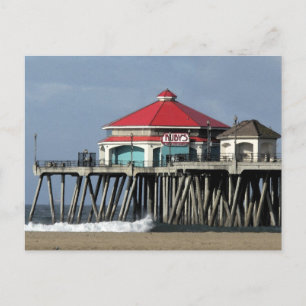 Ruby's Diner Huntington Beach Pier Postcard