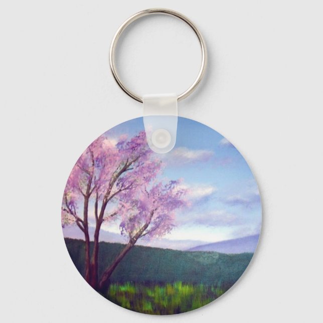 Rubys' Jacaranda Key Ring (Front)