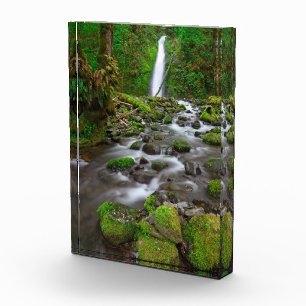 Ruckel Creek Falls, Columbia River Gorge Oregon Photo Block