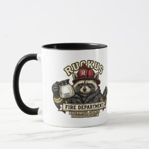 Ruckus Fire Chief Empty Coffee Pot Retention Mug