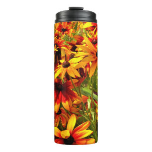 RUDBECKIA FLOWERS THERMAL TUMBLER